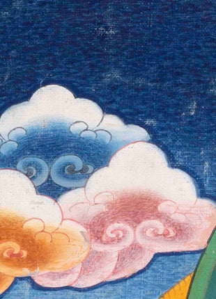 Vintage Shakyamuni Buddha | Traditional Buddhist Thangka | Wall Decors