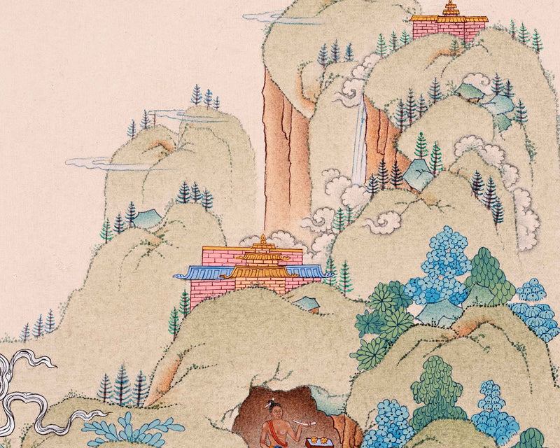 Guru Rinpoche Thangka, Padmasambhava Painting