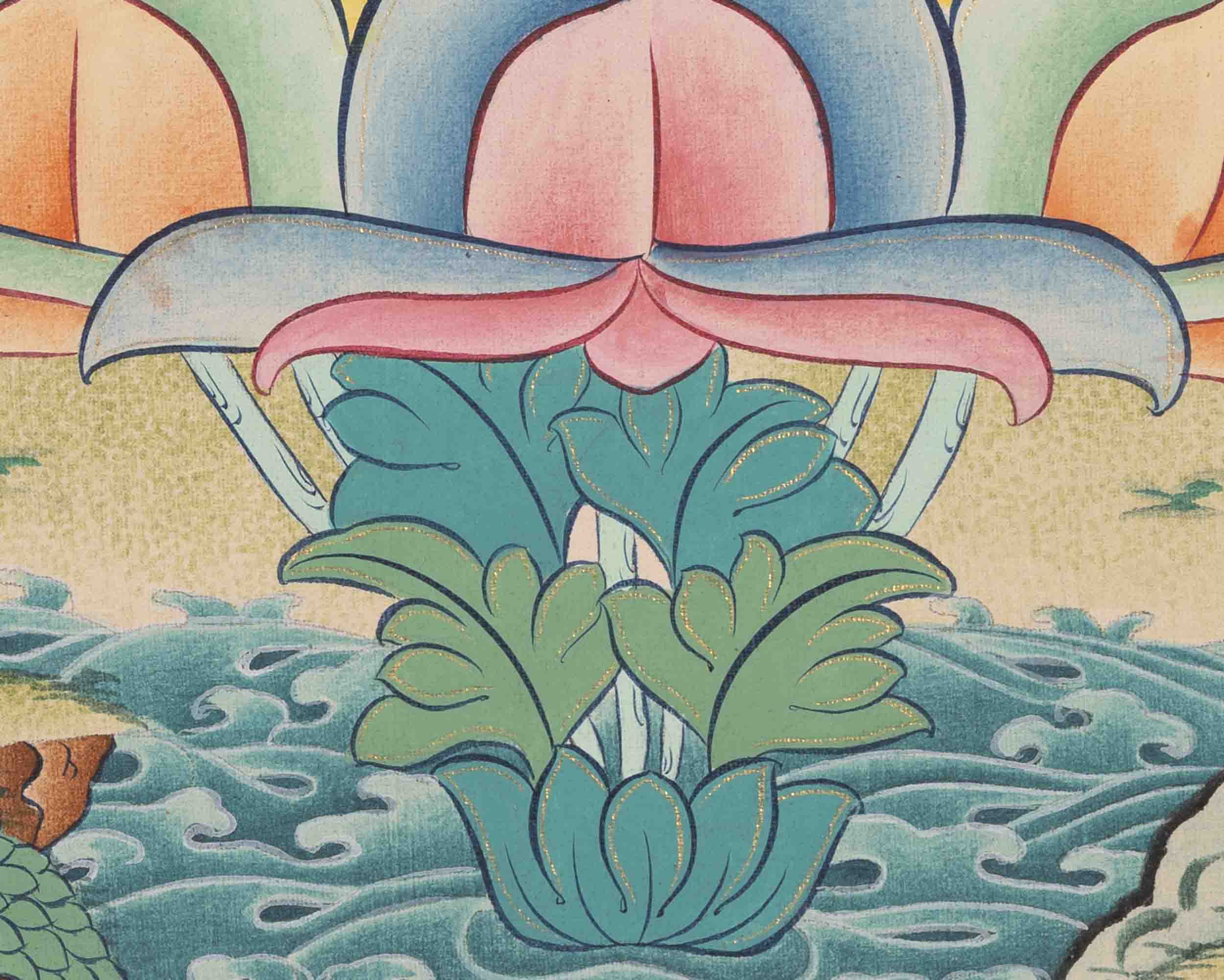 Shakyamuni Buddha Thangka | Wall Hanging Decoration Art