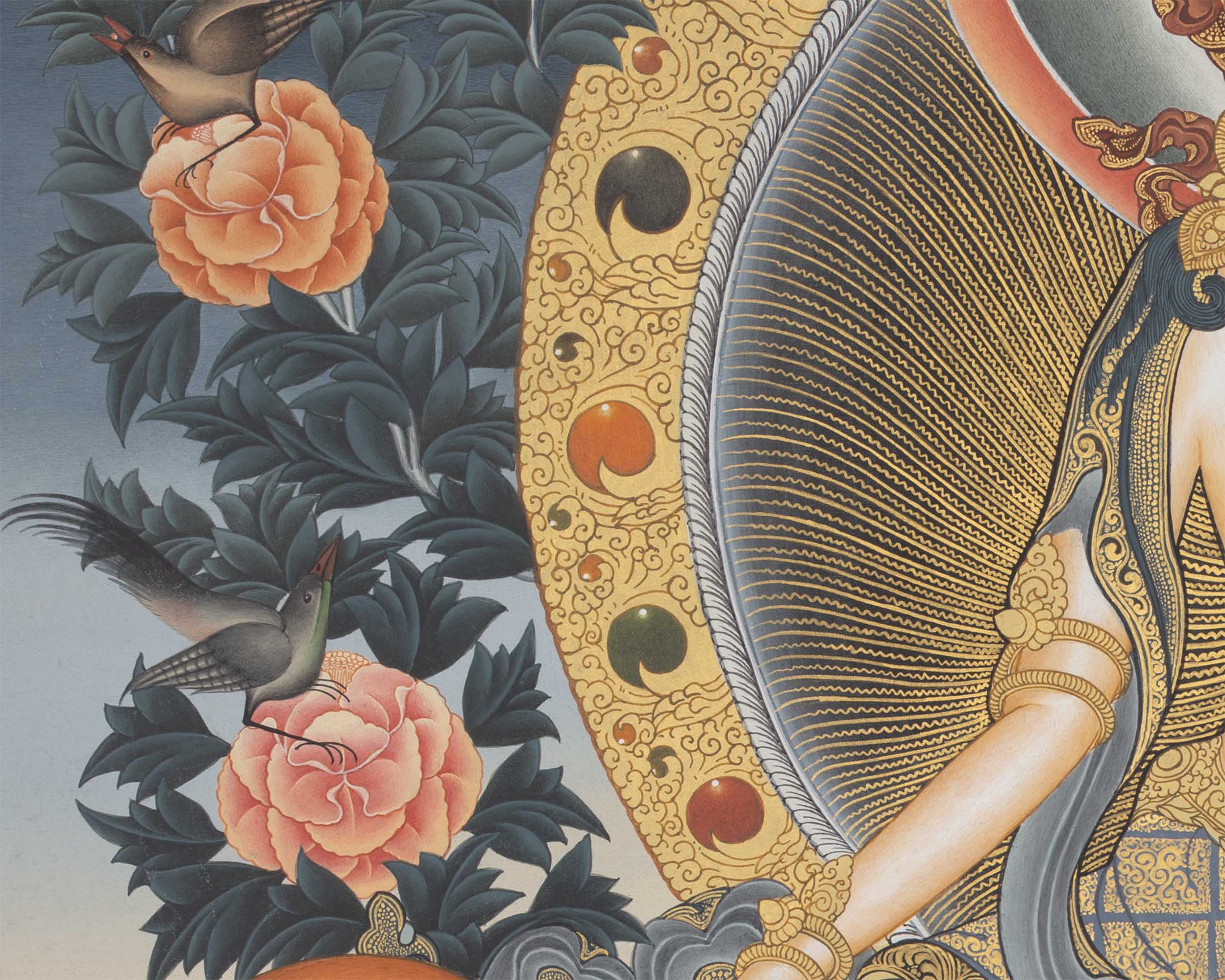 White Tara Thanka | Female Bodhisattva Thangka