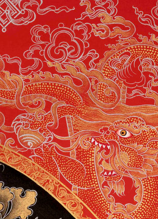 Bodhisattva Chengrezig Thangka | Original Handpainted Art | Traditional Painting