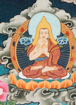 Female Green Tara Thangka | Decorative Art