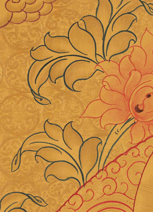Dzambala Thangka Painting | Traditional Himalayan Art