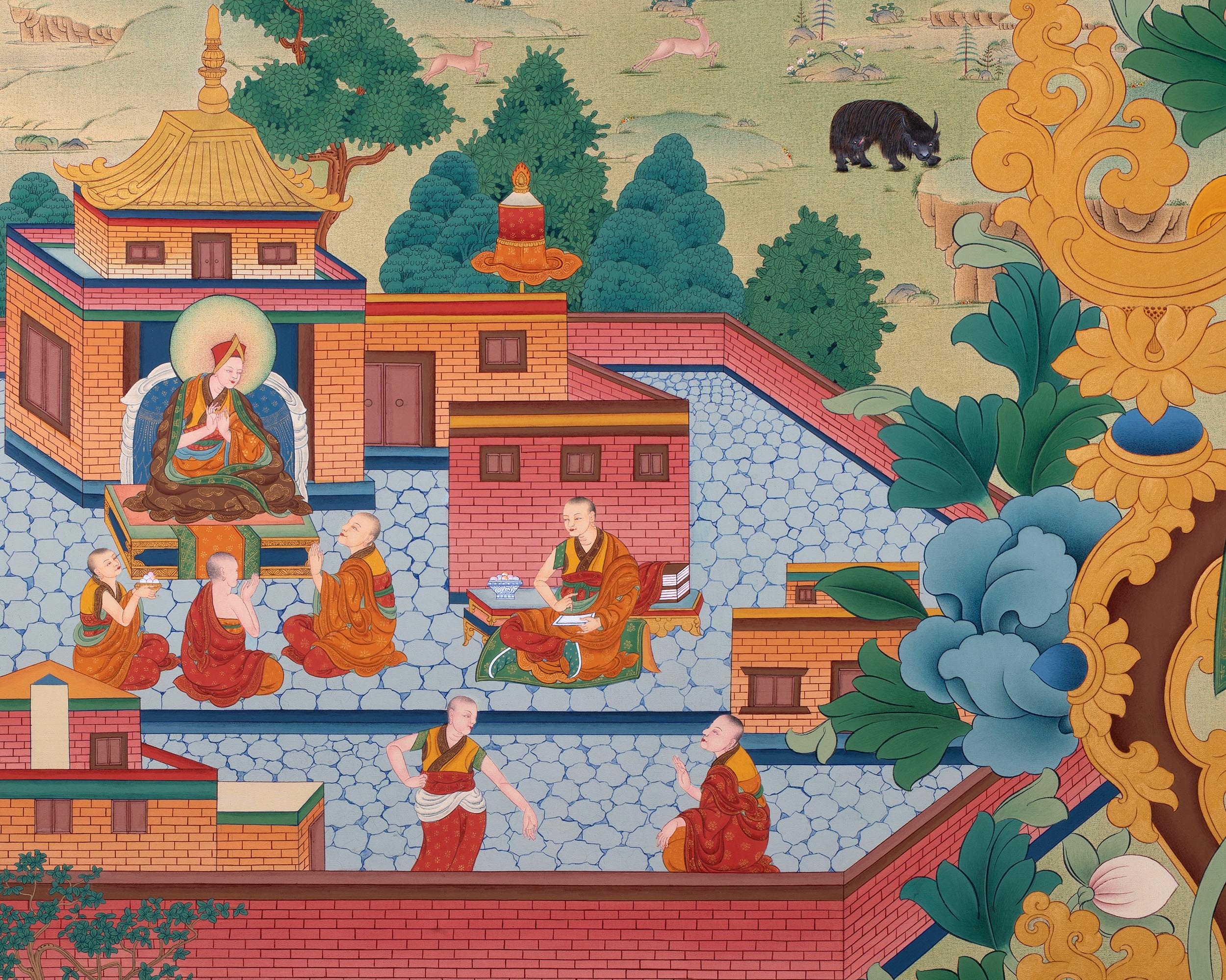 Sachen Kunga Nyingpo | Buddhist Thangka Print