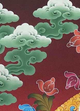 Guru Rinpoche Thangka | Religious Buddhist Art | Wall Decors
