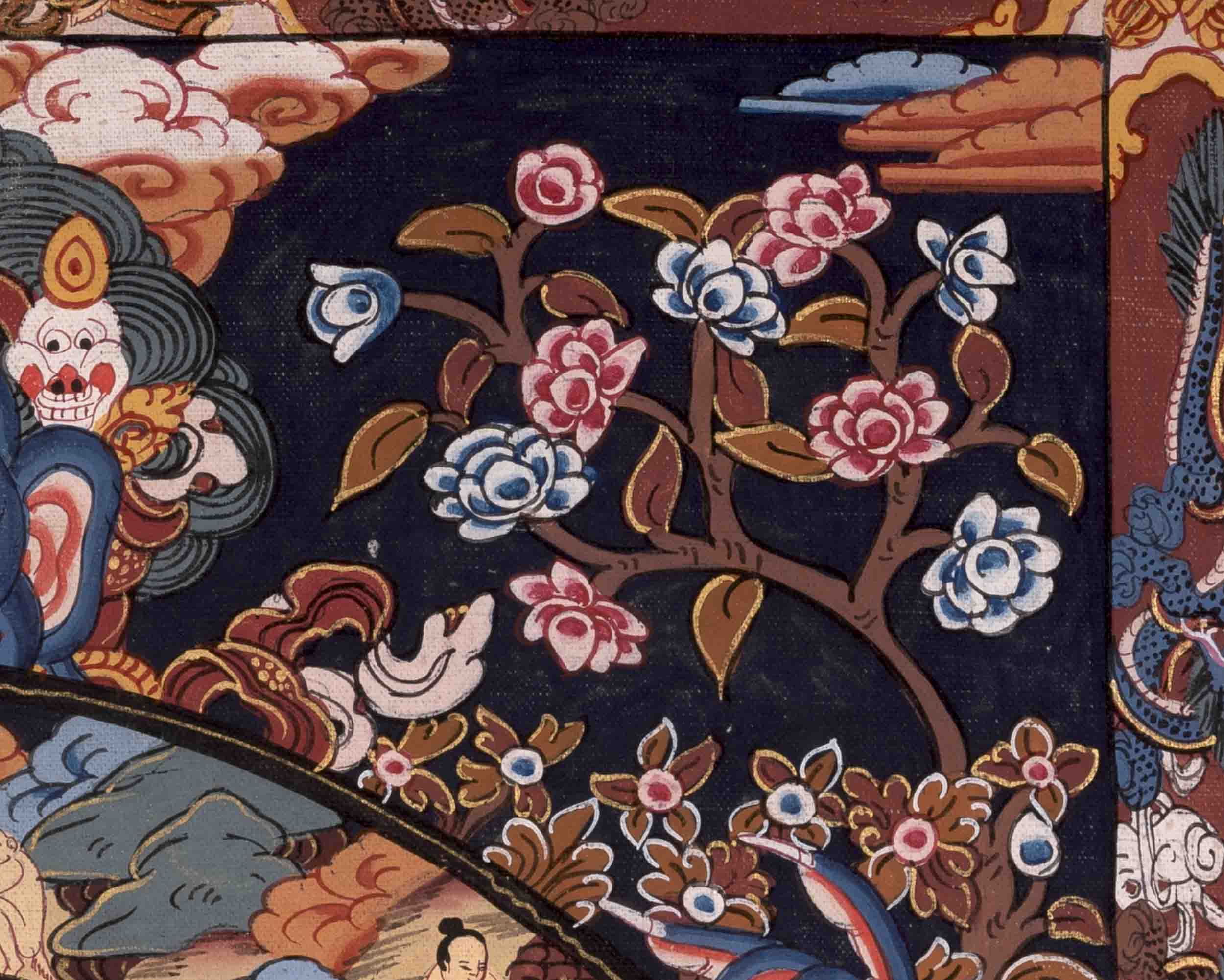 Tibetan Wheel Of Life Thangka | Buddhist Gifts