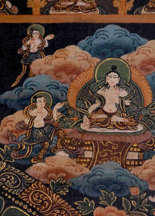 Green Tara Mandala Thangka | Traditional Tibetan Painting | Wall Decors
