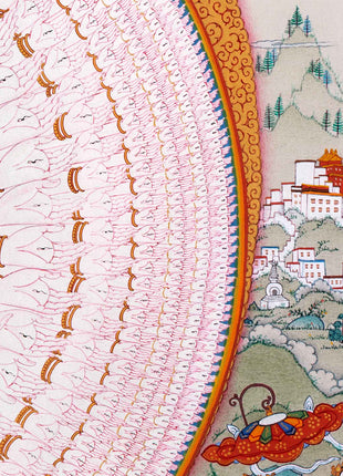 1000 Armed Chenrezig Avalokiteshvara Thangka | Tibetan Buddhist Art
