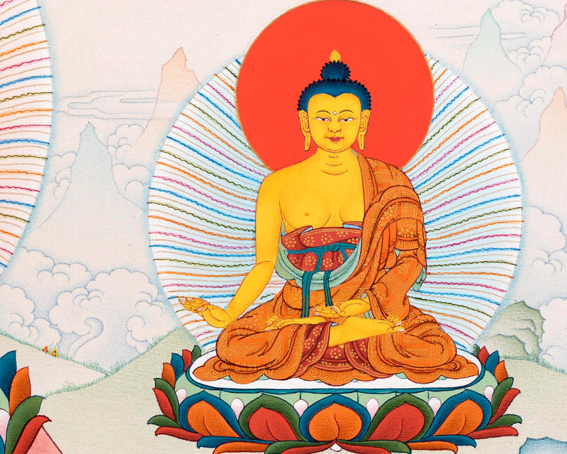 8 Medicine Buddhas | Bhaisajyaguru | Thangka Painting