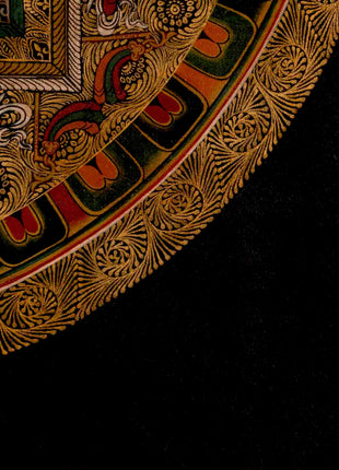 Shakyamuni Buddha Mandala | Tibetan Thangka | Wall Decors