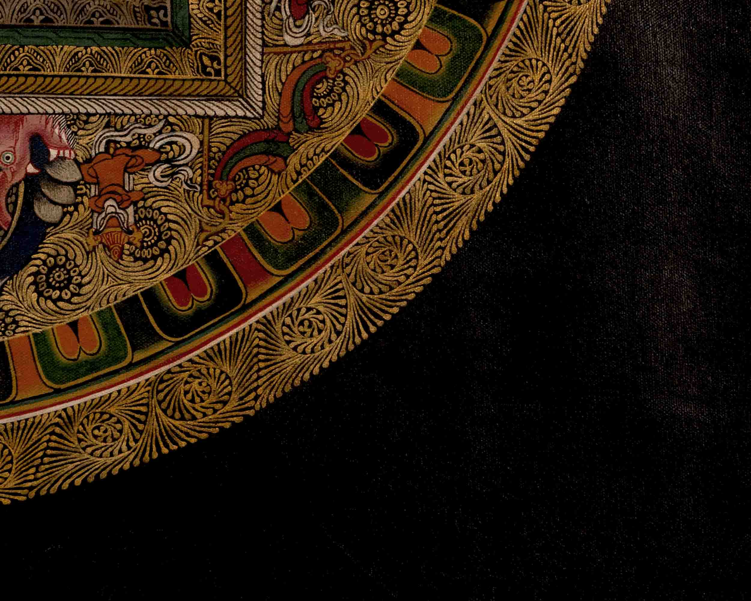 Shakyamuni Buddha Mandala | Tibetan Thangka | Wall Decors