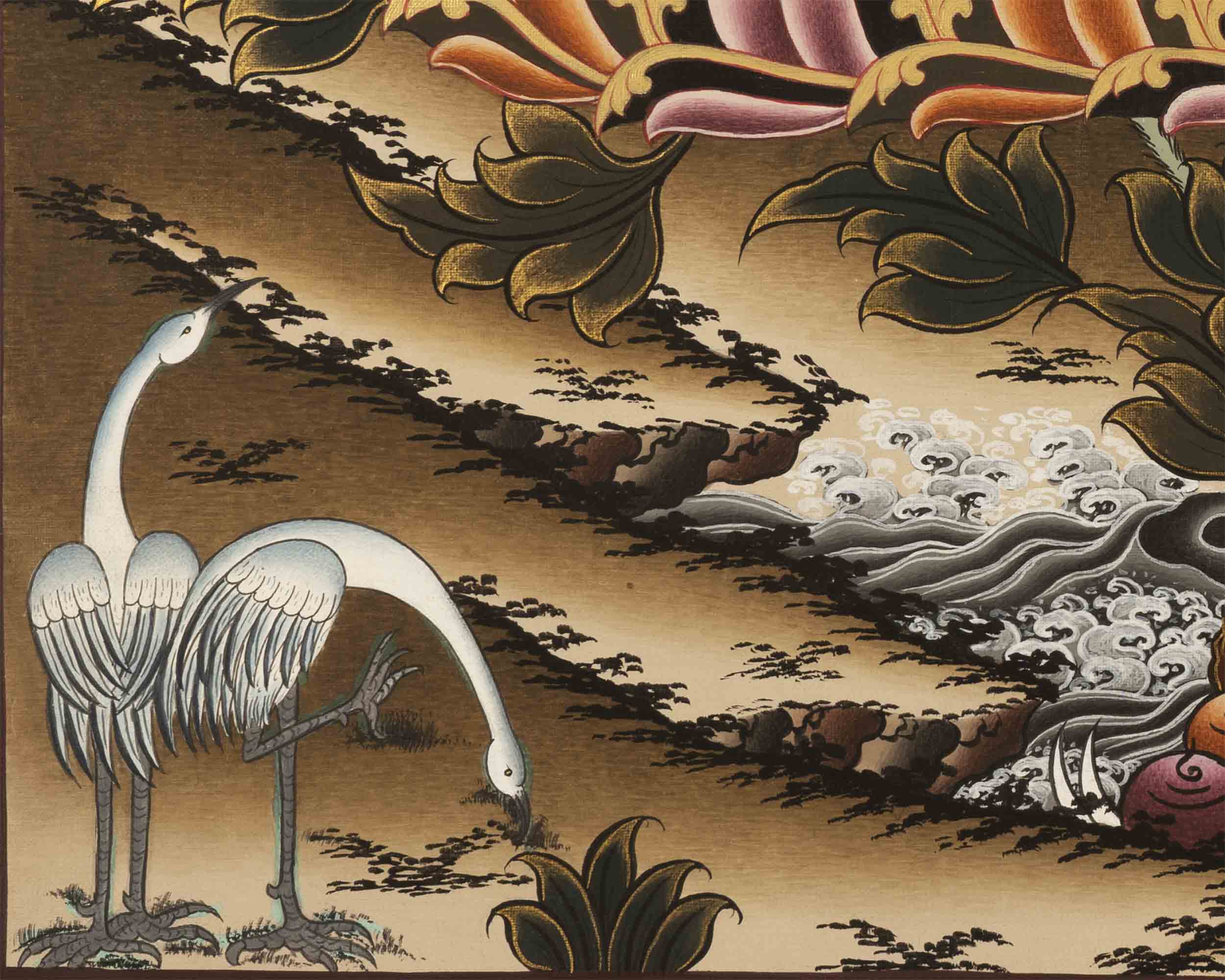 Manjushree Thangka Painting |  Tibetan Buddhism Thangka Art