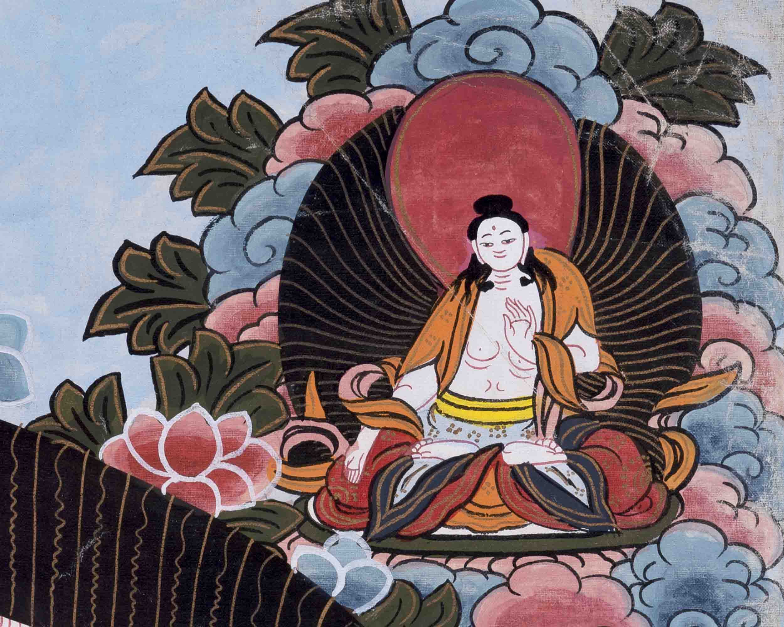1000 Armed Avalokiteshvara | Traditional Tibetan Thangka | Wall Decors