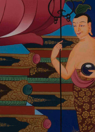 Shakyamuni Buddha Thangka | Buddhist Religious Painting