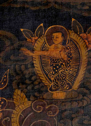 Oil Varnished Wheel Of Life | Traditional Buddhist Thangka | Wall Decors