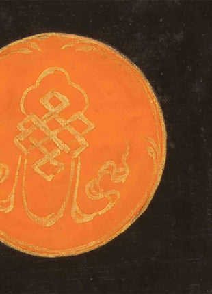 Eight Auspicious Symbol Thangka | Religious Mantra Art