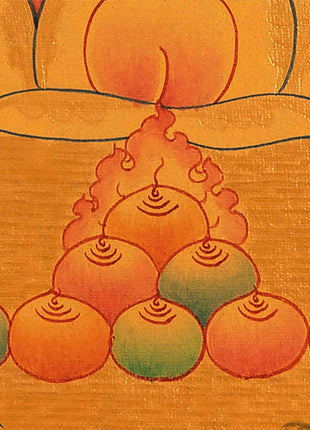 Manjushri Tibetan Thangka | Wall Decor Art