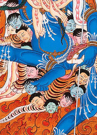 Troma Nagmo Sadhana Thangka | Tibetan Dakini Art On Cotton Canvas