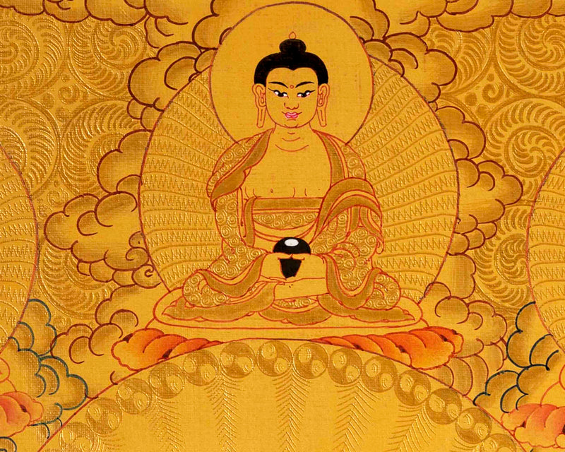 Buddha Shakyamuni Thangka | Yoga Meditation Art