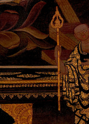 Shakyamuni Buddha Thangka | Religious Buddhist Art | Wall Decors