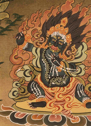 Manjushree Thangka Art | Tibetan Buddhist Bodhisattva