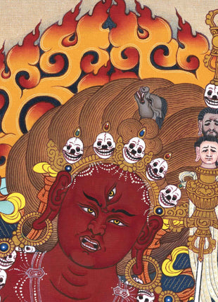 Dorje Phagmo Thangka Print For Home Decor | Protector of Wisdom and Enlightenment Giclee Print