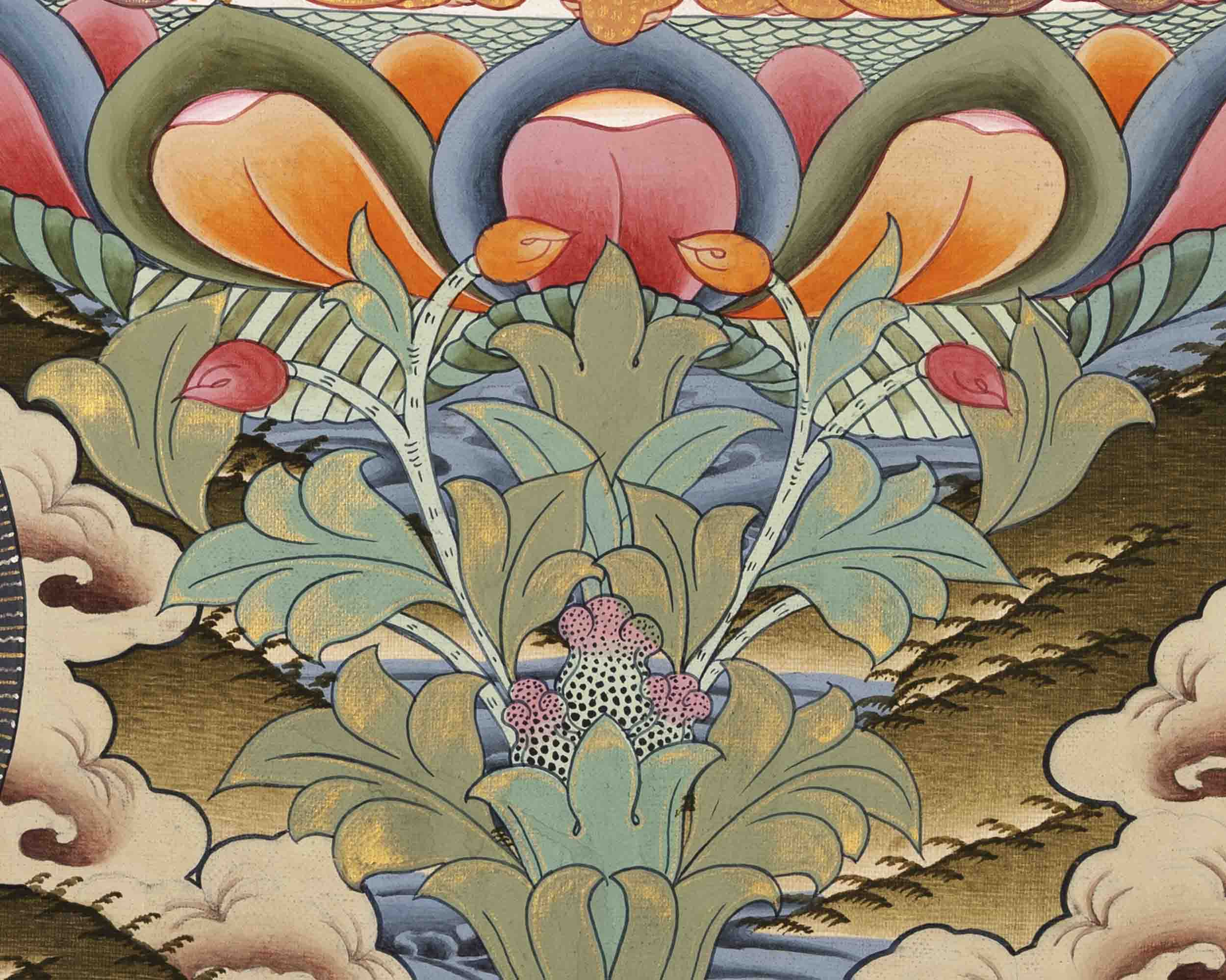 Shakyamuni Buddha Thangka | Tibetan Buddhist Painting