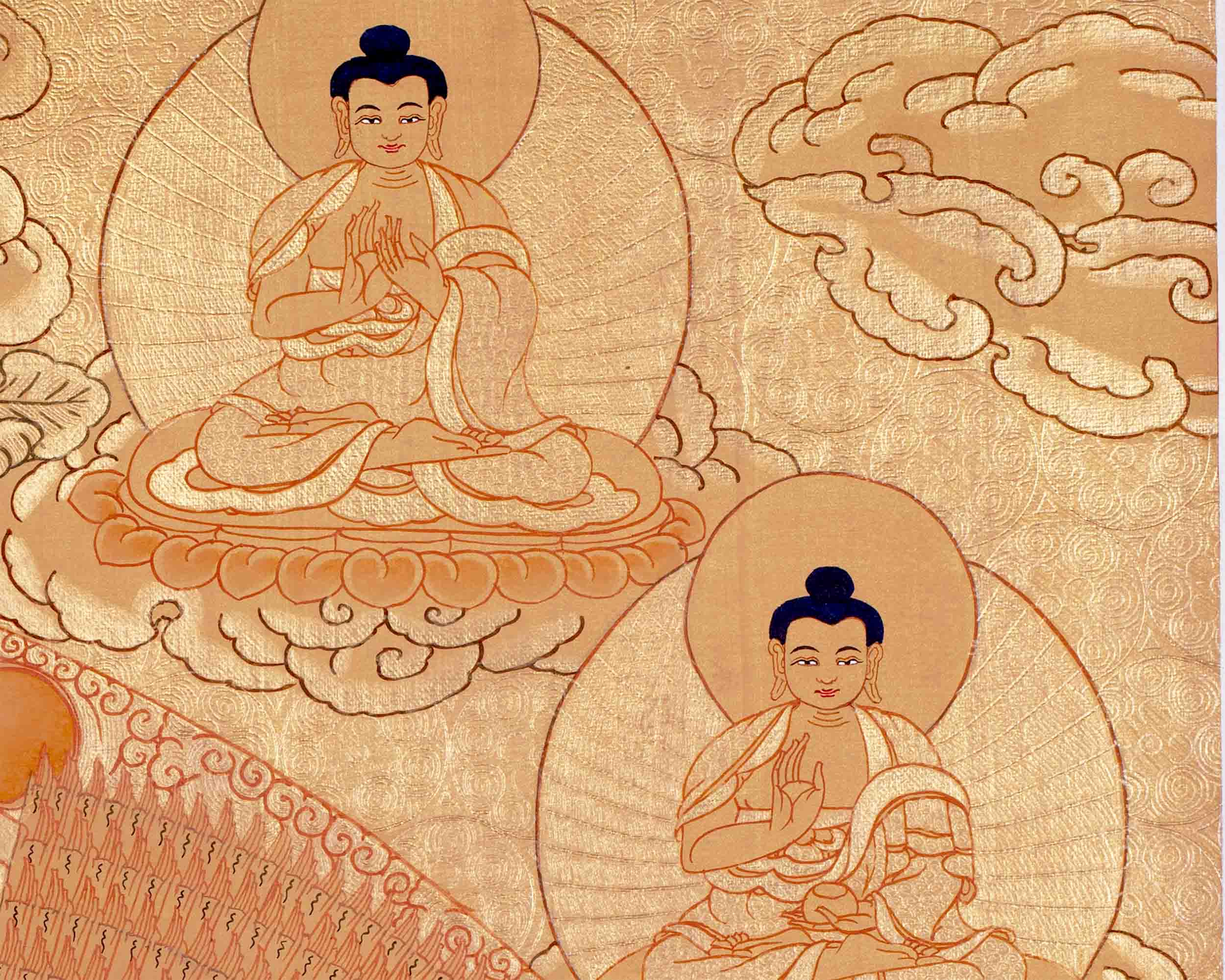 1000 Armed Avalokiteshvara Thangka Art | Tibetan Buddhist Painting