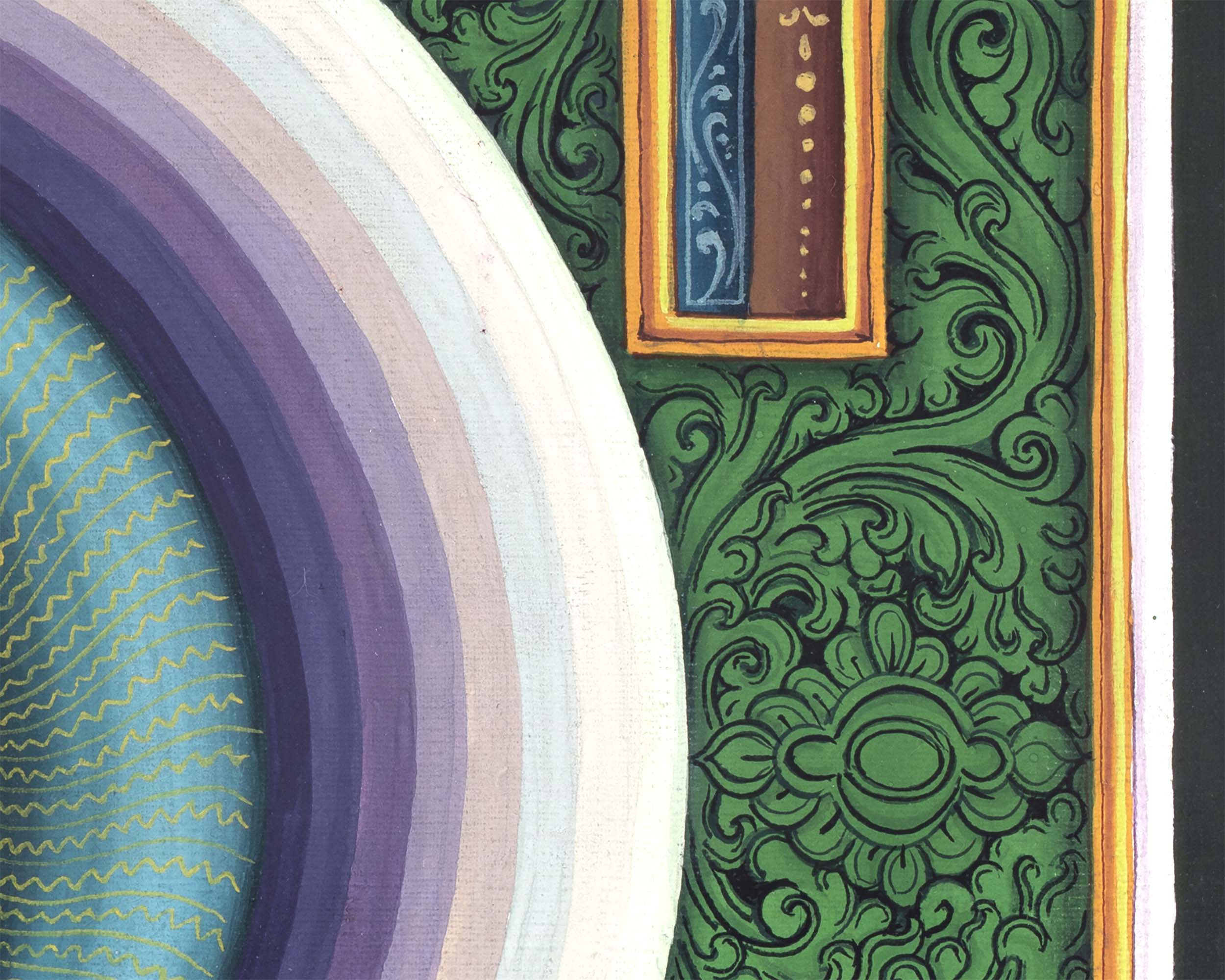 Buddha Shakyamuni Mandala | Newari Thangka Print
