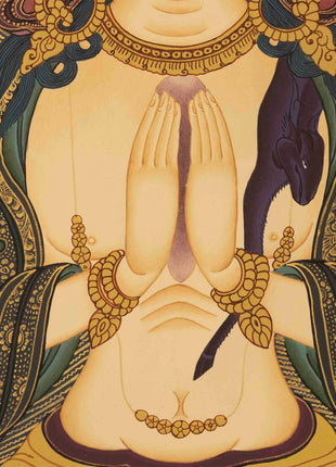 Seto Machindranath Thangka | Avalokitesvara Chengrezig Thangka