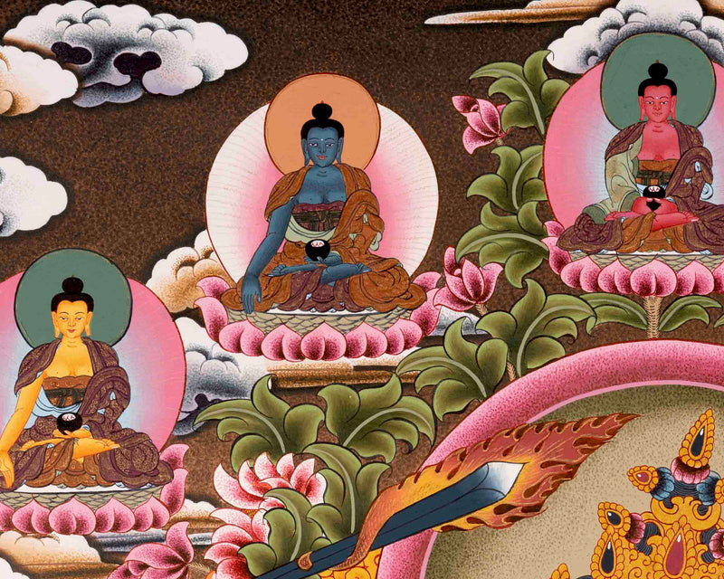 Religious Manjushree Thangka | Thangka Painting