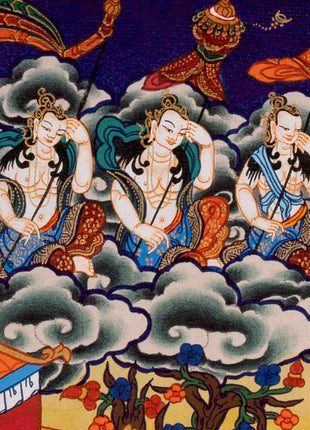 Bodhisattva Avalokiteshvara Chenresig | Tibetan Thangka | Wall Decors