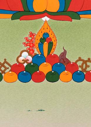 Vajrasattva And Consort | Yab Yum Thangka | Buddhist Deity
