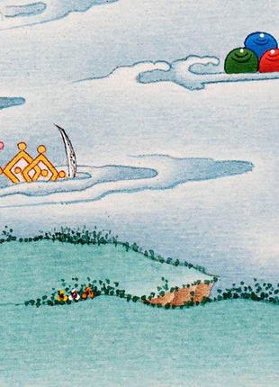 Samantabhadra with Consort | Traditionally Hand Painted Buddhist Thangka