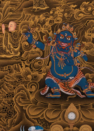 1000 Armed Chenrezig Thangka | Traditional Karma Gadri Art
