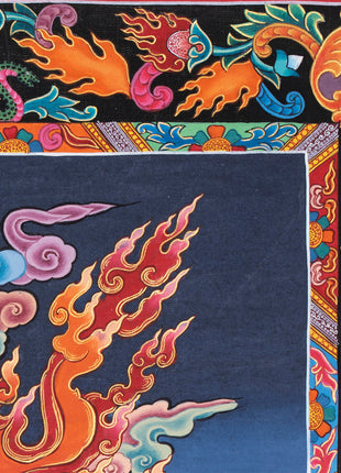 Handpainted Ganesh Thangka | Tibetan Religious Art