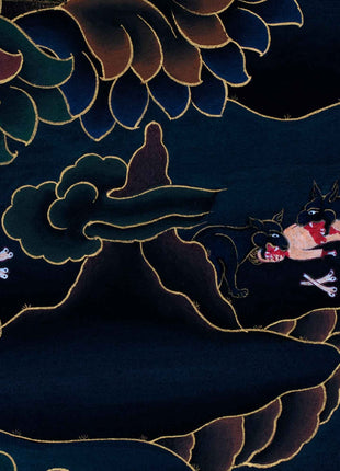 Bernagchen Mahakala Thangka | Traditionally Hand Painted Art