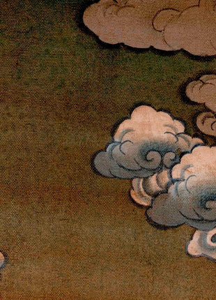 Vintage Padmapani Lokeshvara Art | Tibetan Traditional Thangka | Wall Decors