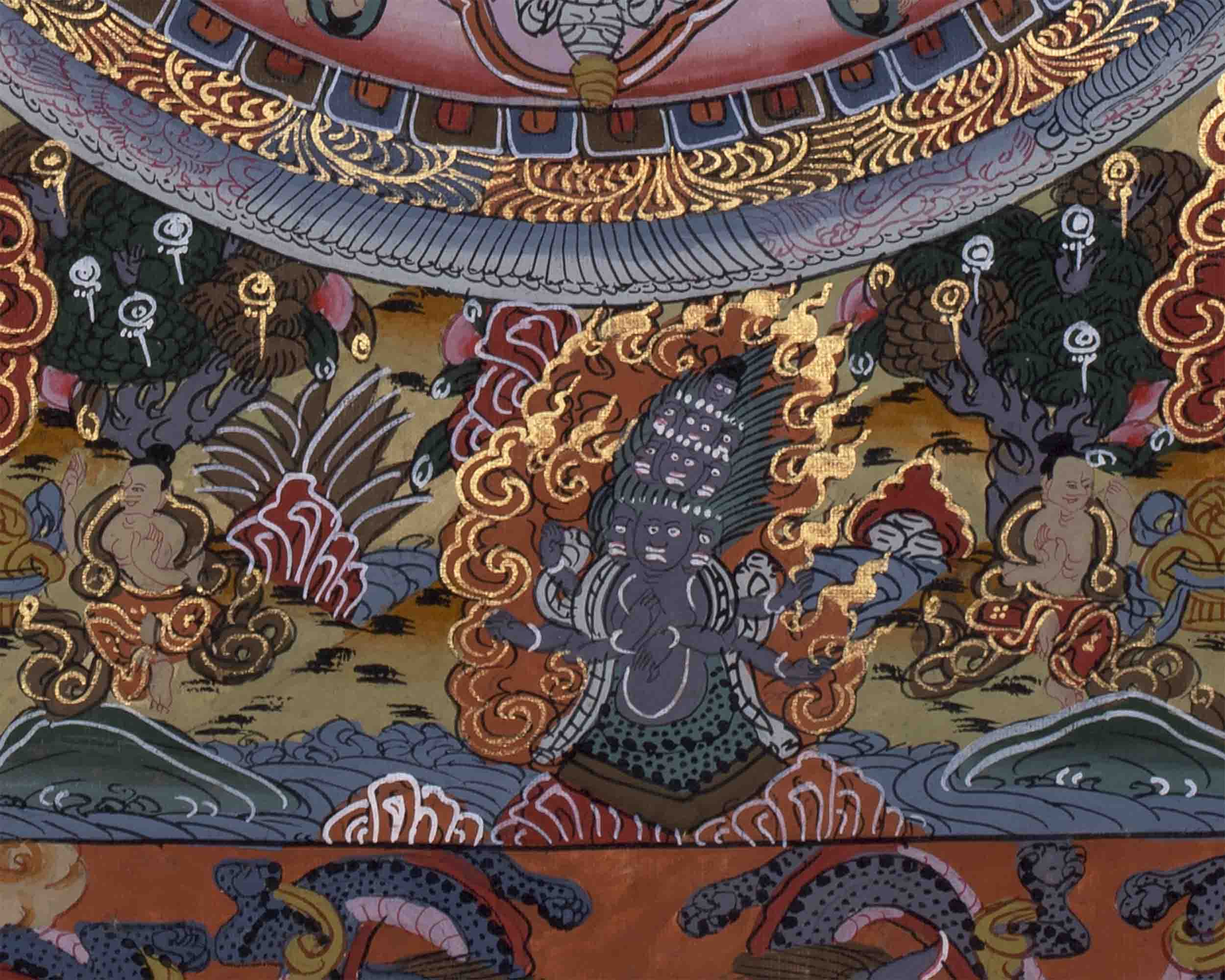 Buddha Mandala Thangka | Handmade Sacred Thangka Painting