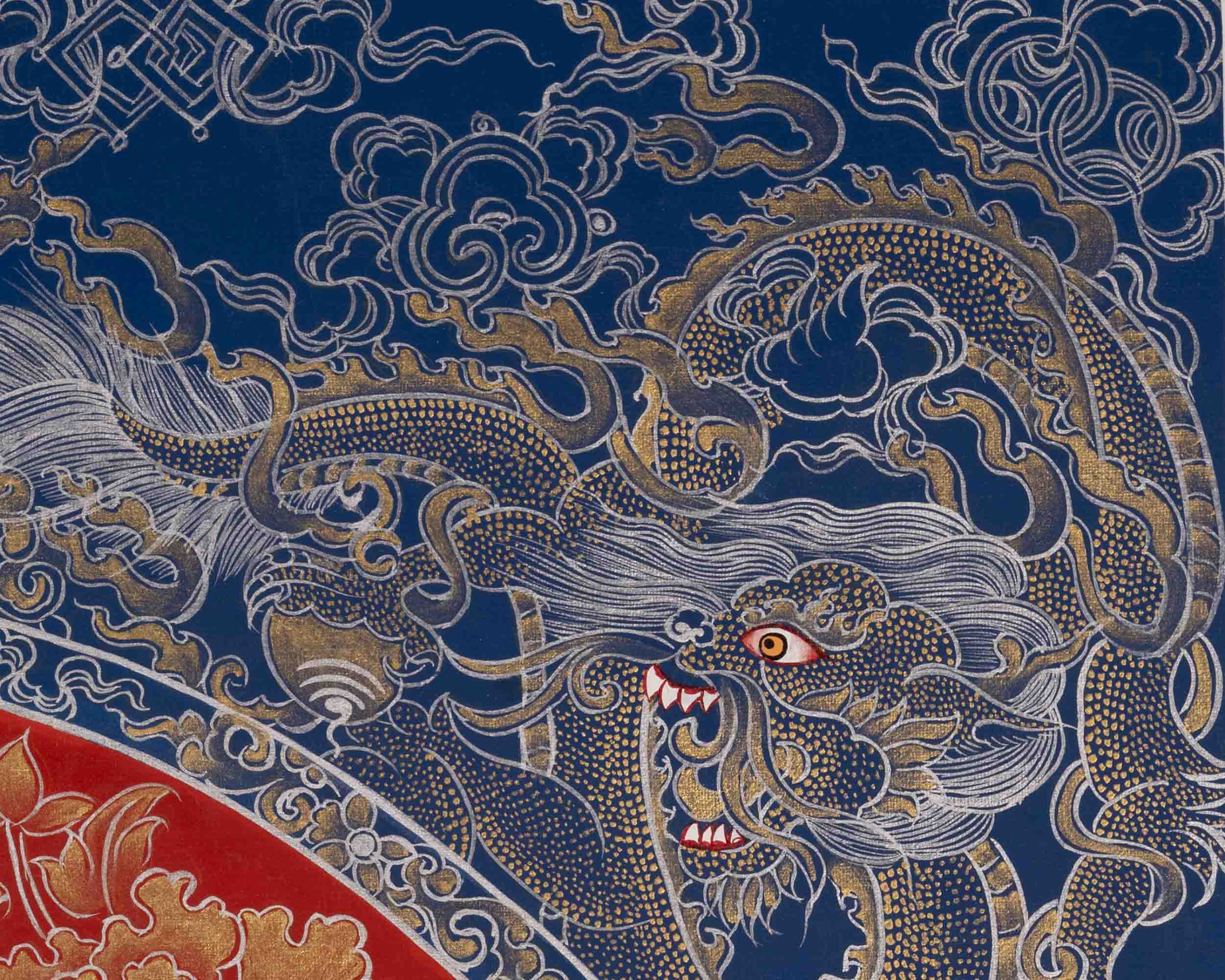 Bodhisattva Manjushree Thangka | Religious Art | Buddhist Gifts