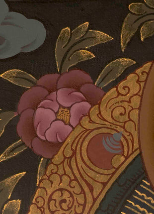 Deity Of Wealth Thangka | Traditional Tibetan Art | Wall Decors
