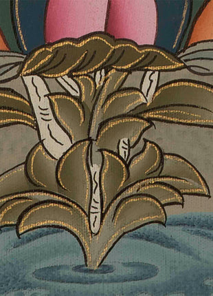 Painting Of Vajrasattva | Tibetan Buddhist Thangka