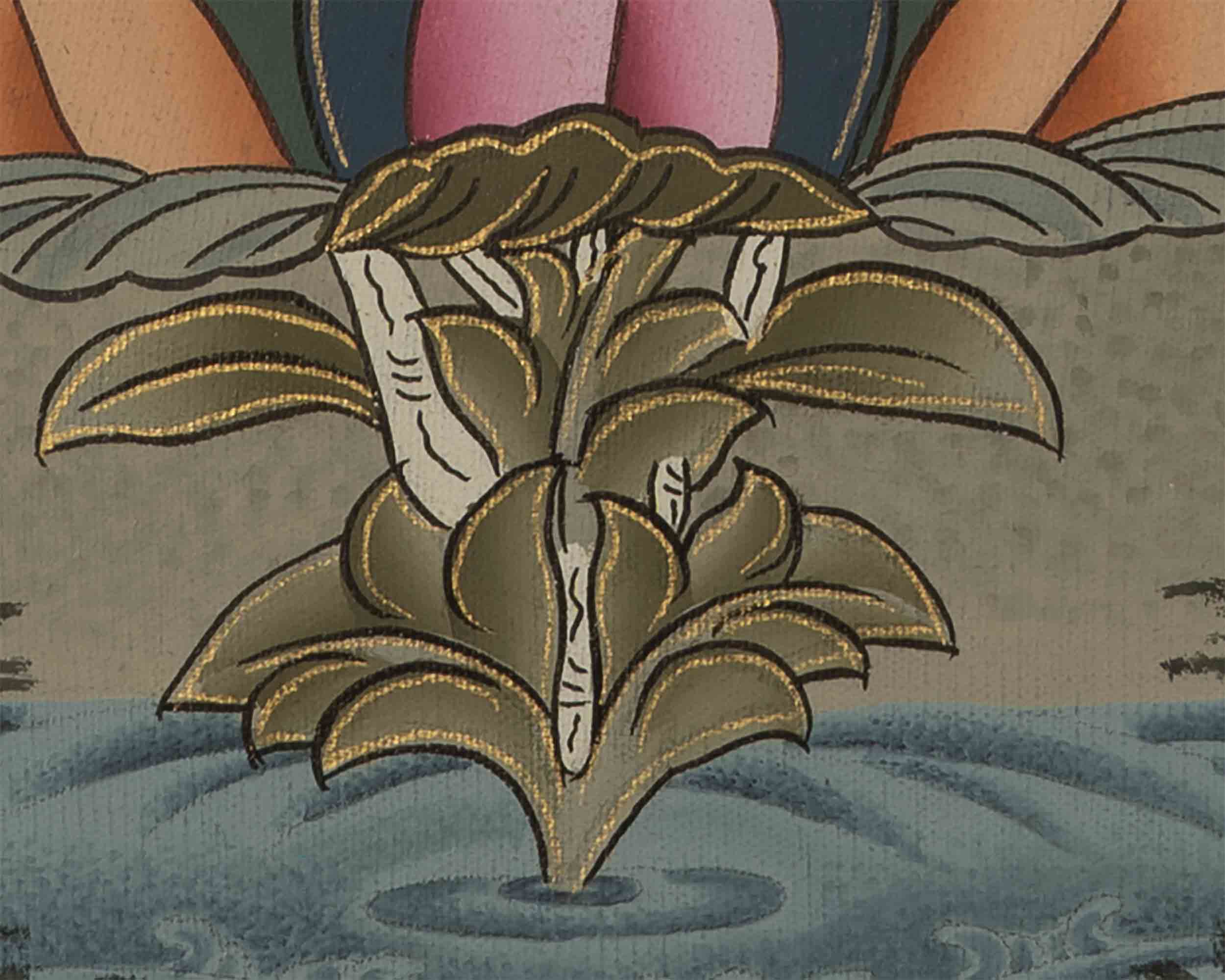 Painting Of Vajrasattva | Tibetan Buddhist Thangka