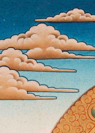 Healing Buddha Thangka | Medicine Buddha | Religious Painting