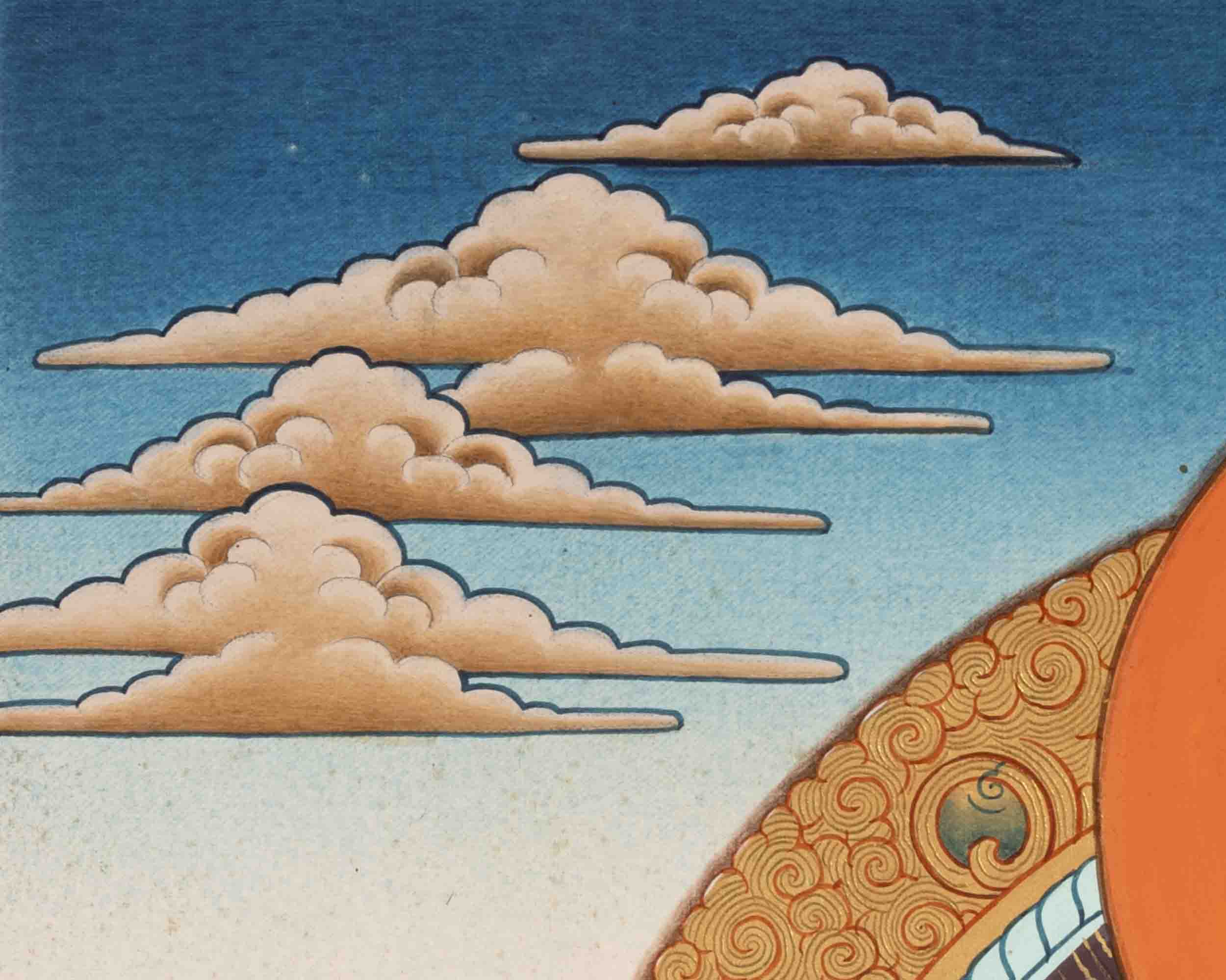 Healing Buddha Thangka | Medicine Buddha | Religious Painting