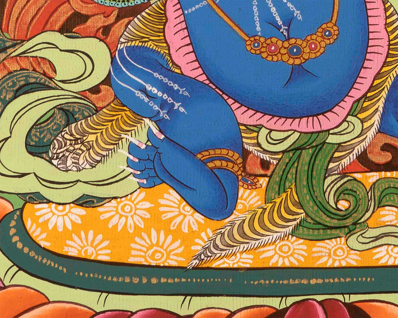 HandPainted Vajrapani Thangka | Buddhist Traditional Art