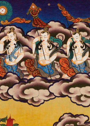 Bodhisattva Avalokitesvara Thangka | Handpainted Religious Painting