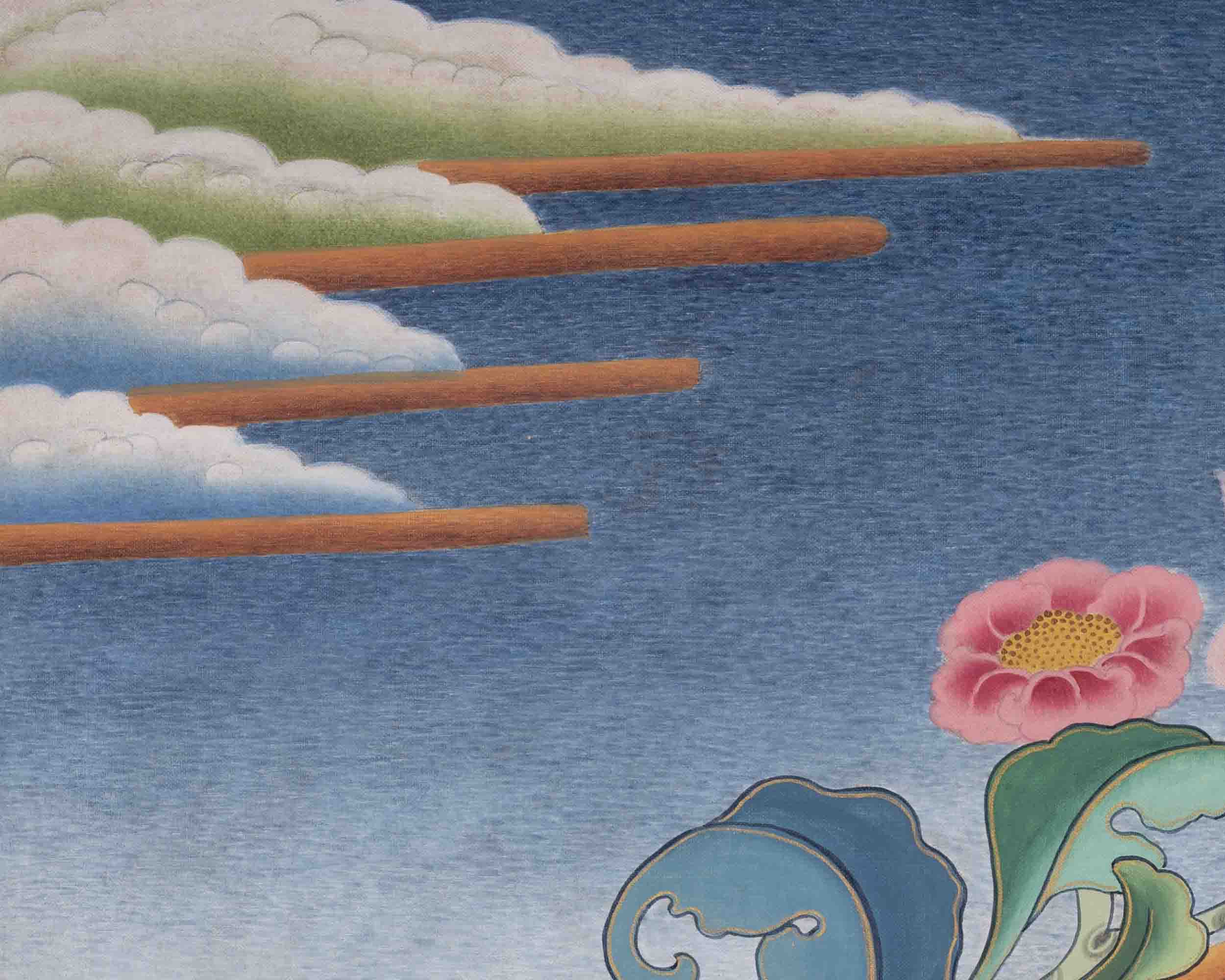 White Tara Thangka | Buddhist Religious Paintings