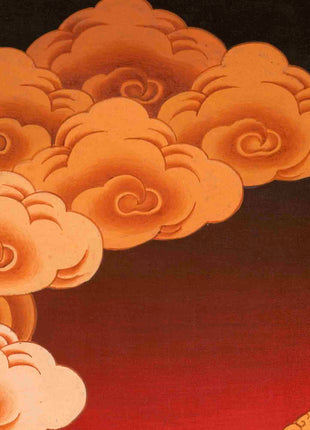 Wisdom Bodhisattva Manjushri | Religious Buddhist Thangka | Wall Decors