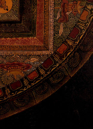 Amitayus Buddha Mandala | Traditional Tibetan Thangka | Wall Decors